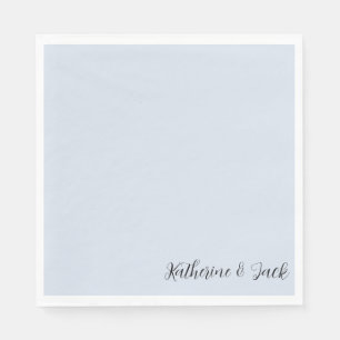 Serviette En Papier Napkins Icy Blue Custom