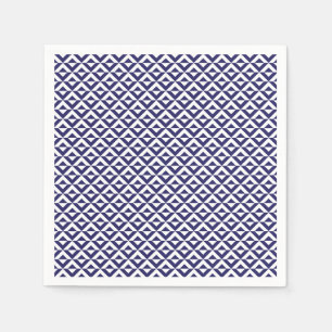 Serviette En Papier Napkins japonais bleu