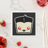 Serviette En Papier Napkins Kawaii Dracula (En situation)