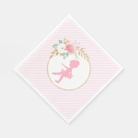 Serviette En Papier Napkins Little Ballerina (Coin)