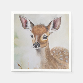 Serviette En Papier Napkins Little Deer