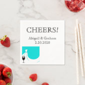 Serviette En Papier Napkins mariage (En situation)