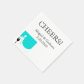 Serviette En Papier Napkins mariage (Coin)