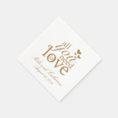 Serviette En Papier Napkins mariage (Coin)