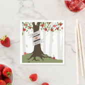 Serviette En Papier Napkins Mariage Apple Orchard (En situation)
