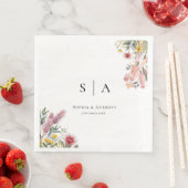 Serviette En Papier Napkins Mariage australien (En situation)