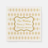 Napkins Mariage en dentelle antique