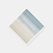 Serviette En Papier Napkins Mariage Ombre Shore (Coin)