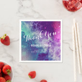 Serviette En Papier Napkins Mariage Pastel Galaxy (En situation)