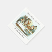 Serviette En Papier NAPKINS mariages -ALICE IN WONDERLANDS THÉ PARTY- (Coin)