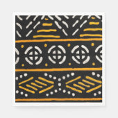 Serviette En Papier Napkins Motif africain (Devant)