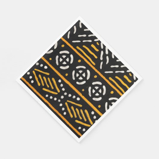 Serviette En Papier Napkins Motif africain (Coin)