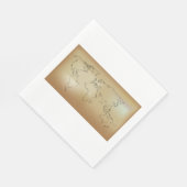 Serviette En Papier Napkins Old World Map (Coin)