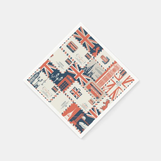 Serviette En Papier Napkins papier Londres (Coin)