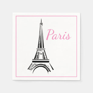 Serviette En Papier Napkins Papier Paris