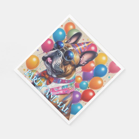 Serviette En Papier Napkins Party Animal Party (Coin)