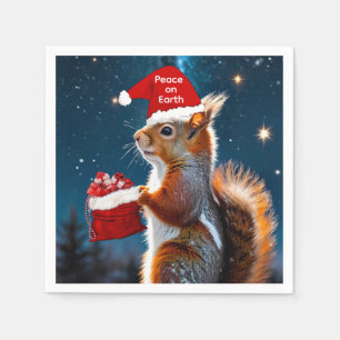 Serviette En Papier Napkins Peace on Earth Paper Party