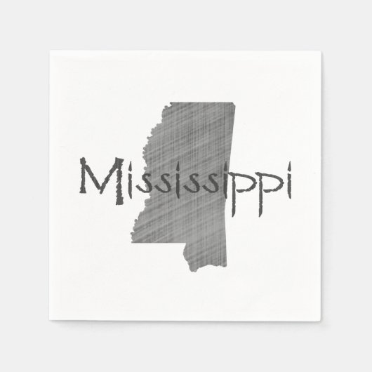 Serviette En Papier Napkins pour partie papier Mississippi (Devant)