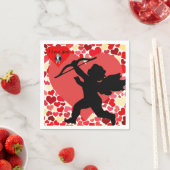 Serviette En Papier Napkins pour partie papier Valentine (En situation)
