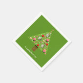 Serviette En Papier Napkins pour thé de Noël (Coin)