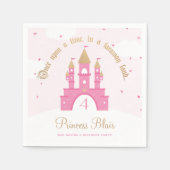 Serviette En Papier Napkins Princess Party (Devant)