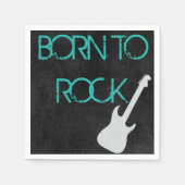 Serviette En Papier Napkins Rock Star (Devant)