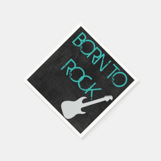 Serviette En Papier Napkins Rock Star (Coin)