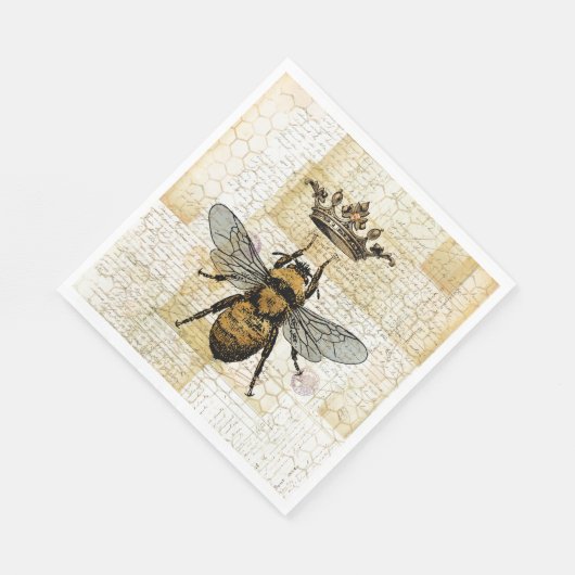 Serviette En Papier Napkins Royal Bee (Coin)