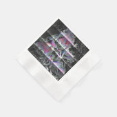 Serviette En Papier Napkins Techno Bouquet (Coin)