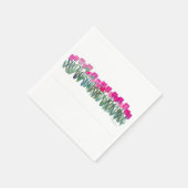 Serviette En Papier Napkins Tulip rose (Coin)