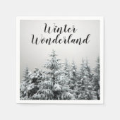 Serviette En Papier Napkins Winter Wonderland Party (Devant)