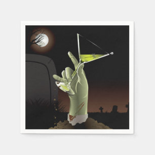 Serviette En Papier Napkins Zombie