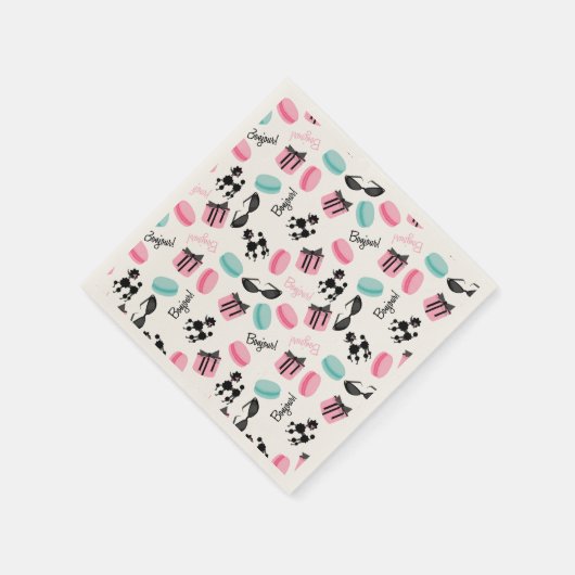 Serviette En Papier Naples à thème (Coin)