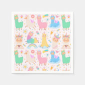 Serviette En Papier Naples Alpaca/Llama (Devant)