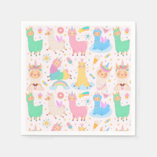 Serviette En Papier Naples Alpaca/Llama