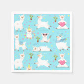 Serviette En Papier Naples Alpaca/Llama (Devant)