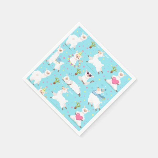 Serviette En Papier Naples Alpaca/Llama (Coin)