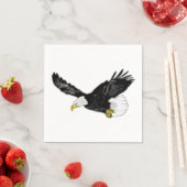 Serviette En Papier Naples American Bald Eagle (En situation)
