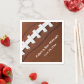 Serviette En Papier Naples American Football Design Paper (En situation)