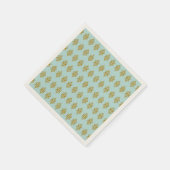 Serviette En Papier Naples Aqua Lace (Coin)
