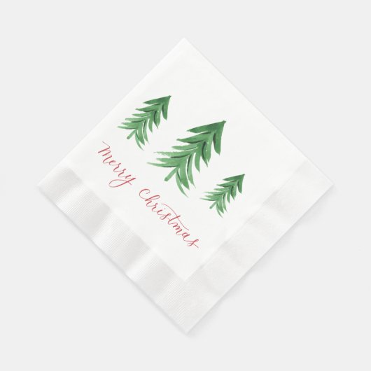 Serviette En Papier Naples Arbre de Noël (Coin)