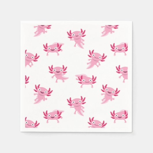 Serviette En Papier Naples Axolotl (Devant)