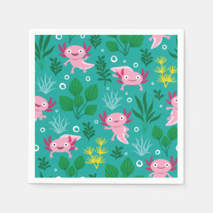 Serviette En Papier Naples Axolotl