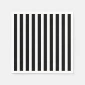 Serviette En Papier Naples Black and White Party (Devant)