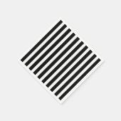 Serviette En Papier Naples Black and White Party (Coin)