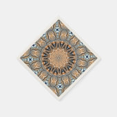 Serviette En Papier Naples Blue Gold (Coin)