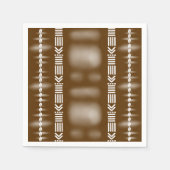 Serviette En Papier Naples Brown en papier concepteur africain (Devant)