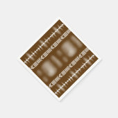 Serviette En Papier Naples Brown en papier concepteur africain (Coin)