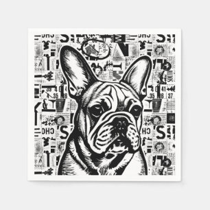 Serviette En Papier Naples Bulldog