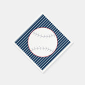 Serviette En Papier Naples Classic Baseball Party (Coin)